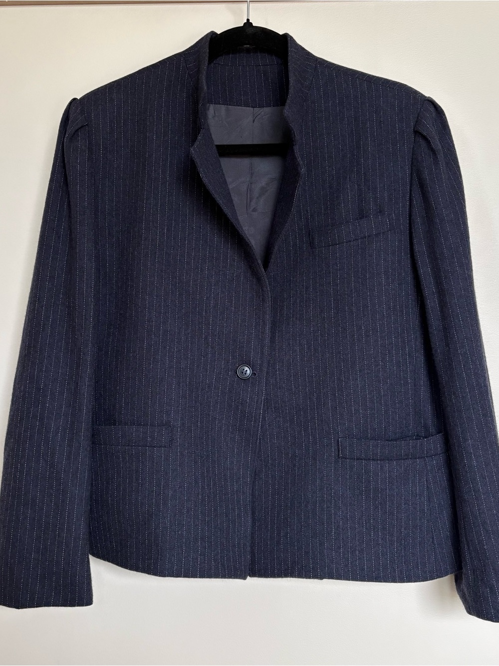 Vintage Daniel for Spellbound Navy Wool Pinstripe Blazer Made in USA